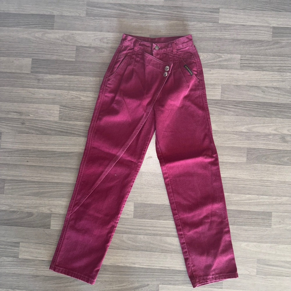Vintage Rockies Rocky Mountain Women’s Jeans in Burgundy